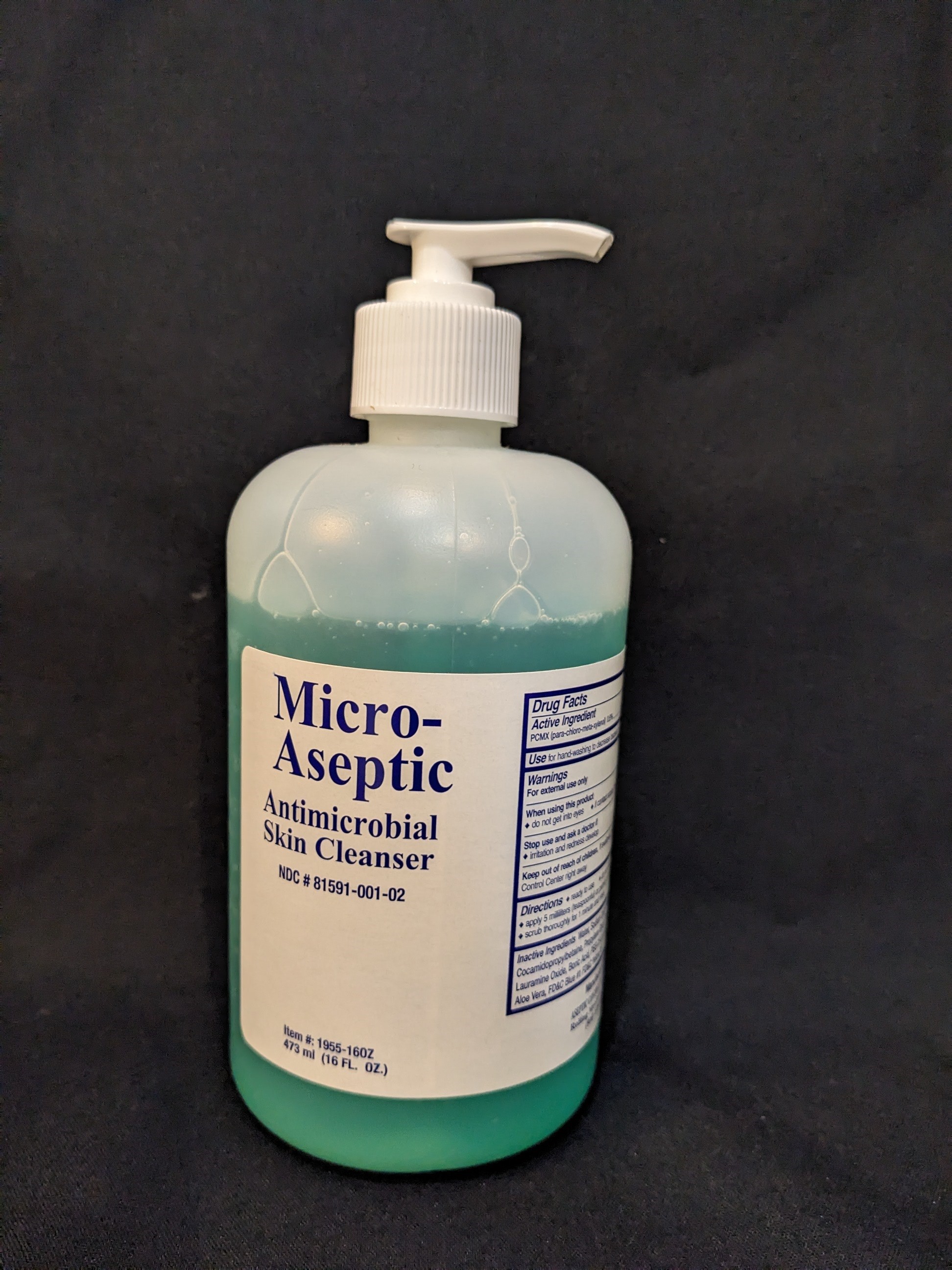 Antimicrobial Skin Cleanser, 16oz Bottle - Click Image to Close